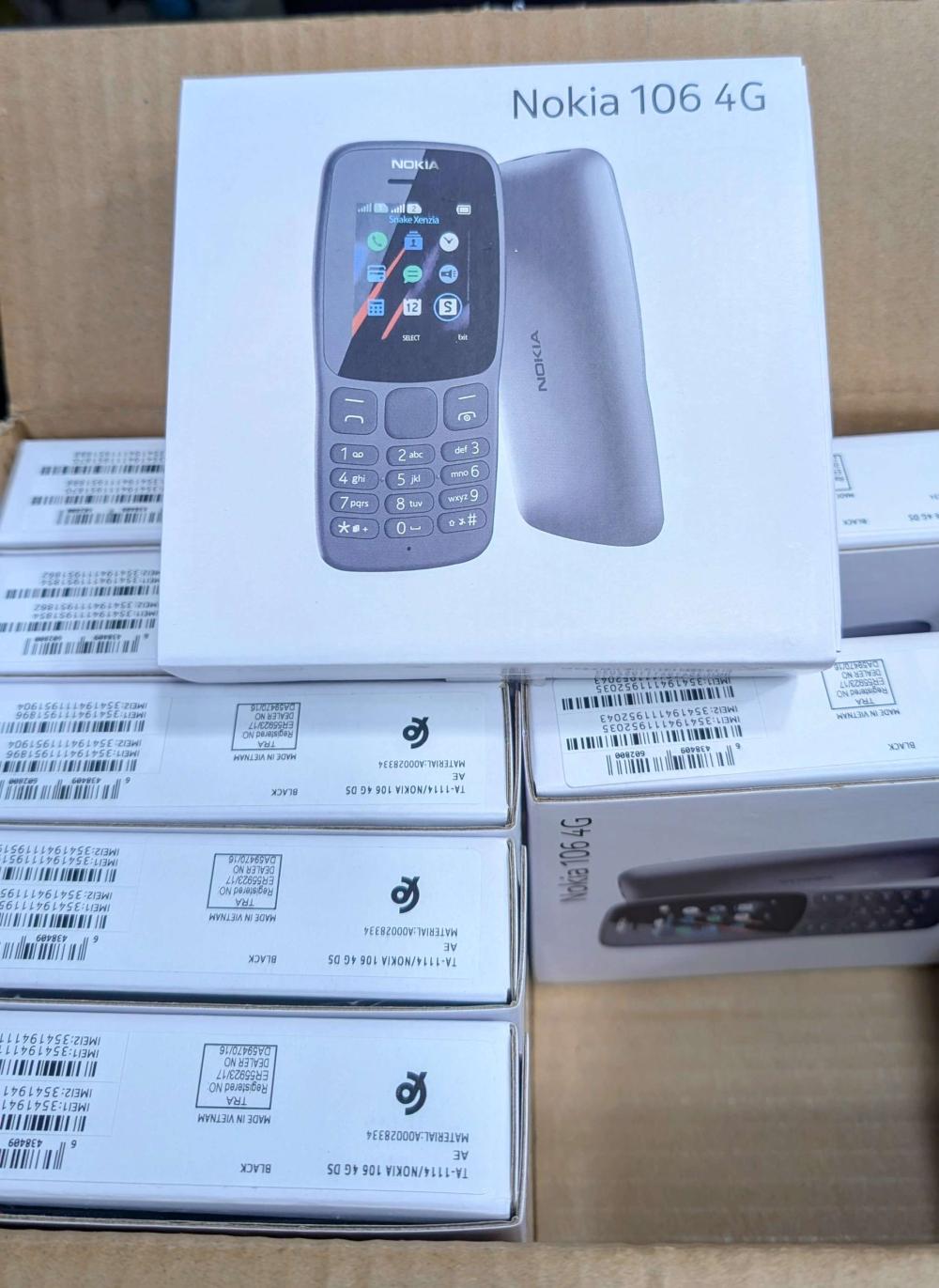 Nokia 106 Dual Sim - FM Radio - Torch Light - Black - Image 1