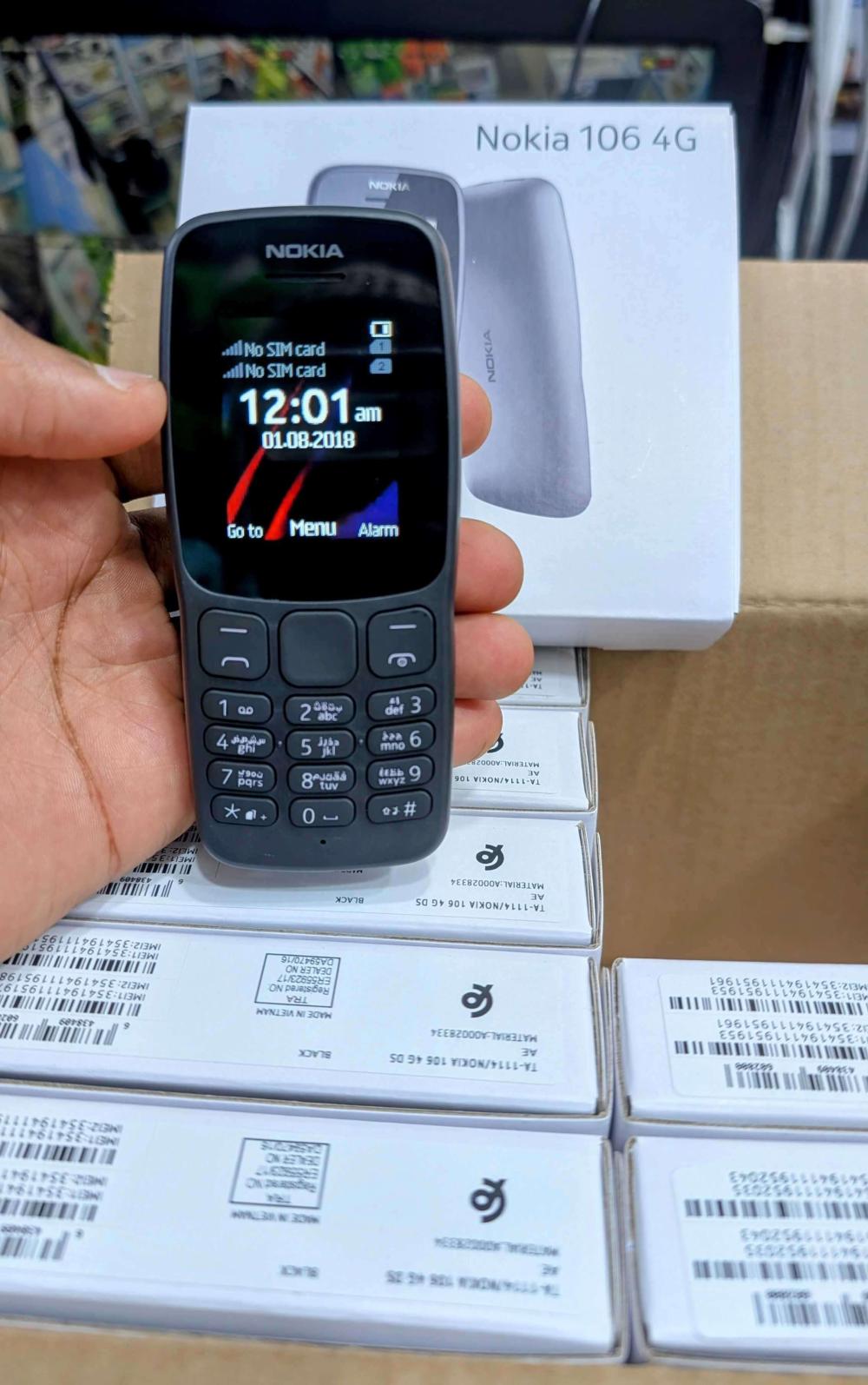 Nokia 106 Dual Sim - FM Radio - Torch Light - Black - Image 2