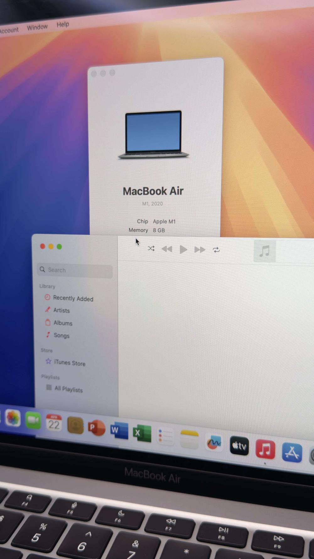 MacBook Air M1 2020 - 8GB RAM, 256GB SSD - Image 2