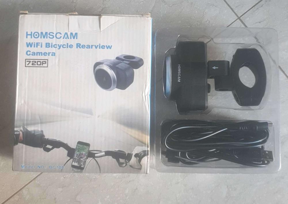 Homscam Wi-Fi Bicycle Rearview Camera - Image 1