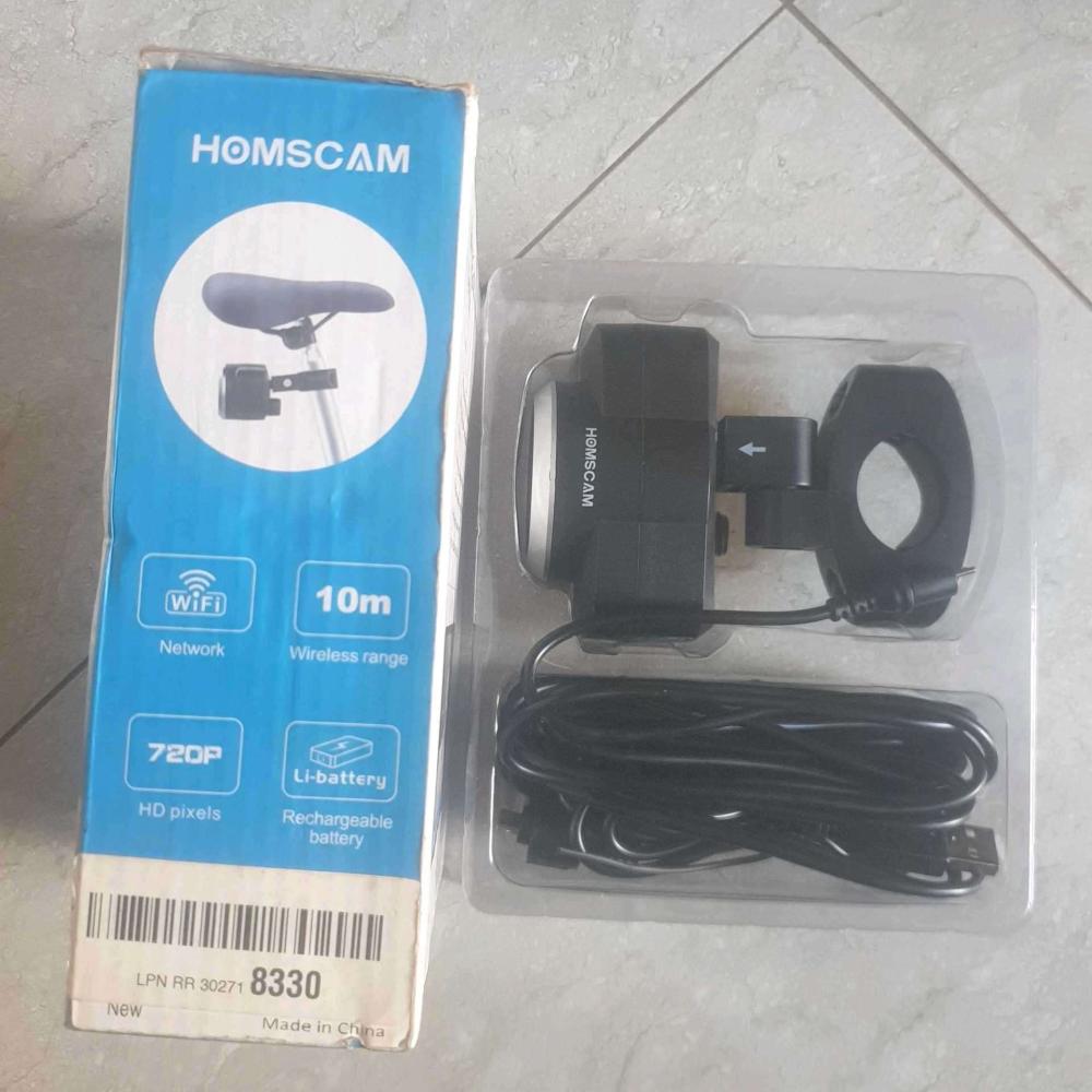 Homscam Wi-Fi Bicycle Rearview Camera - Image 3