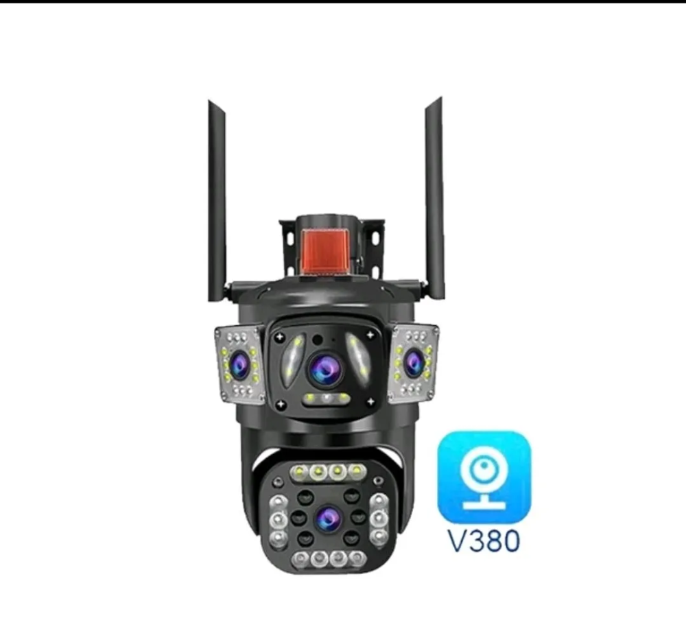 Dual Lens 4G Surveillance Camera - 3 Screens PTZ CCTV Camera - Image 5