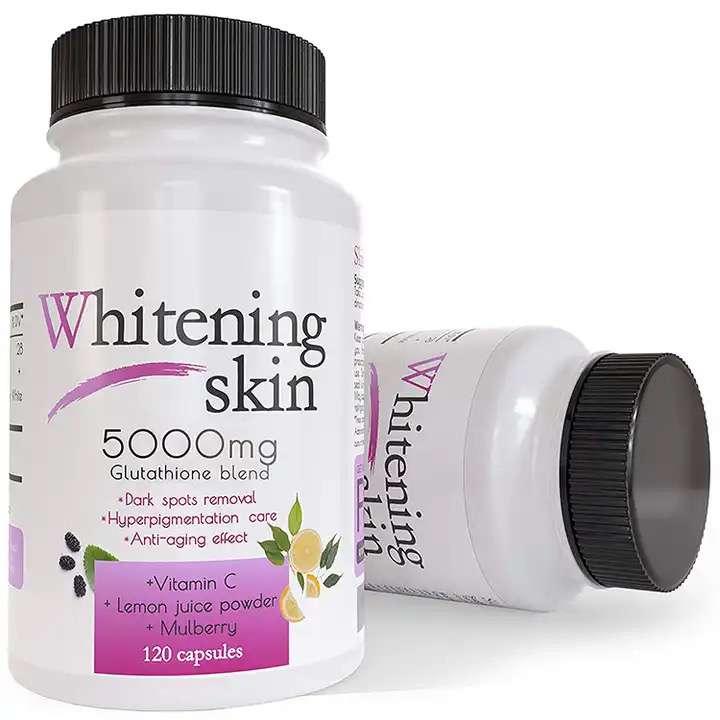 Whitening Skin 5000mg Glutathione Blend Supplement 120 Capsules - Image 1