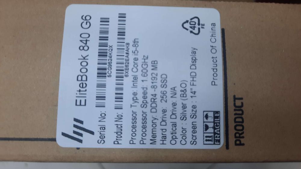 HP Elitebook 840 G6 - Core i5, 8GB RAM, 256GB SSD - Image 1