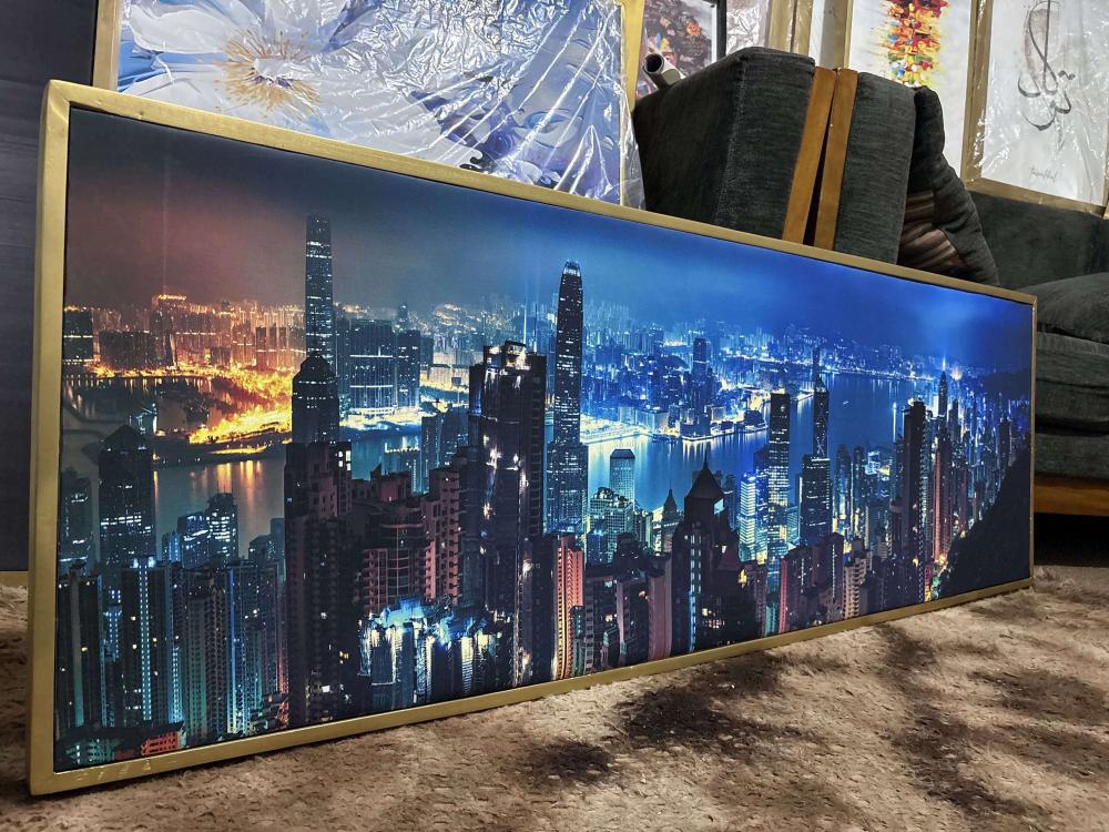 City Art Framed Canvas - 150cm x 50cm - Image 4