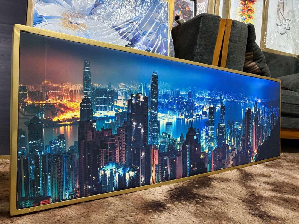 City Art Framed Canvas - 150cm x 50cm - Image 5