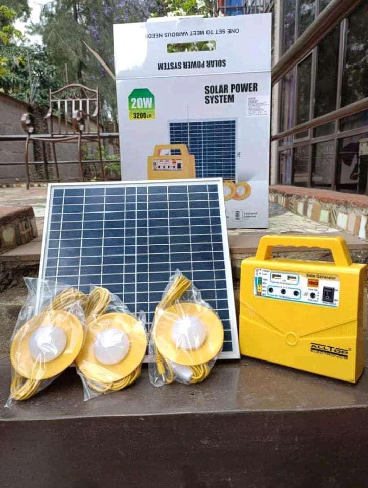 20w Solar Power System With Radio - Image 1