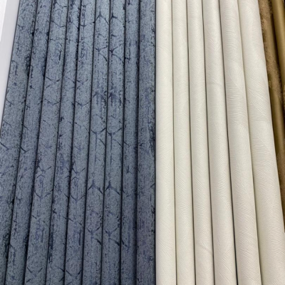 Grey and Cream Elegant Curtains - Per Meter