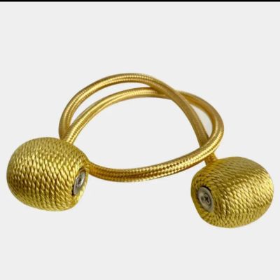Magnetic Curtain Tieback - Gold