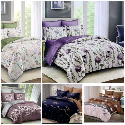 Duvet 6*6 4pc With 2 Pillowcases, 1 Bedsheet, 1 Duvet