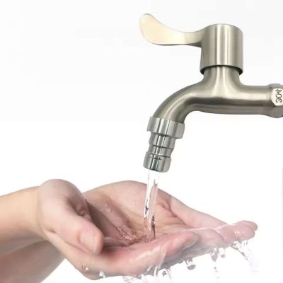 Stainless Steel Wall-Mount Faucet