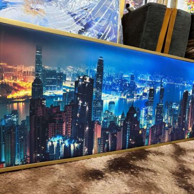 City Art Framed Canvas - 150cm x 50cm