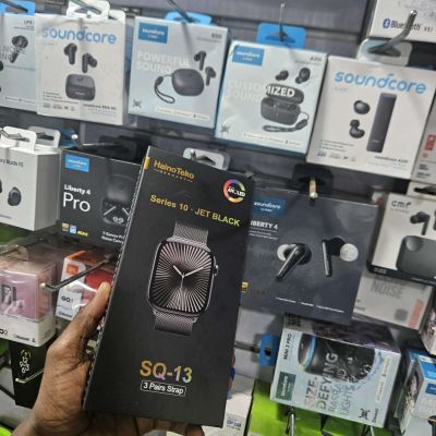 Haino Teko SQ-13 Smart Watch - Series 10 Jet Black