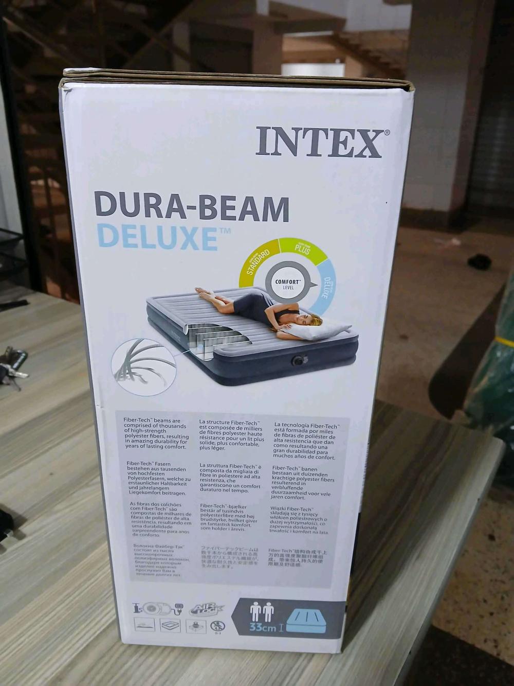 Intex 5x6 High Density Dura-Beam Deluxe Comfort-Plush Air Pressure Mattress - Image 4