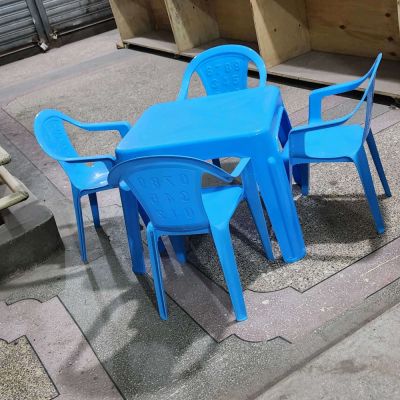 4 Seater Plastic Dining Table For Children