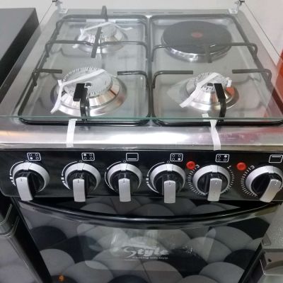Gas Cooker 3 Gas + 1 Electric