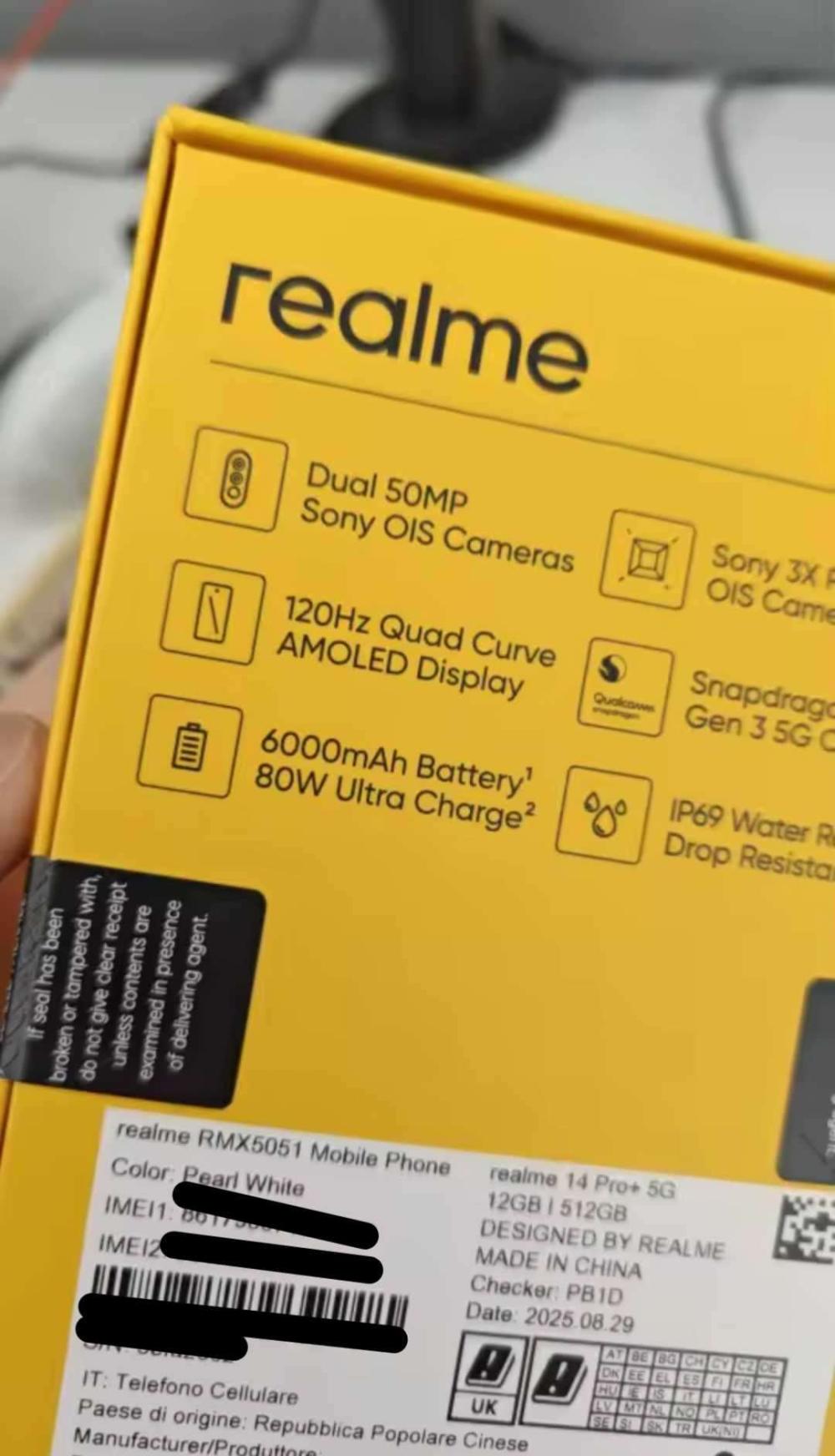 Realme GT 7 Pro 16GB RAM, 1TB Storage 50MP Snapdragon 8 Elite IP68 NFC - Image 2